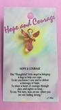 Hope and Courage Angel Pin